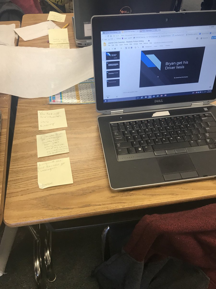 JBell1110's tweet photo. @alhoop6 @BrookfieldES Our Realistic Fiction writing share! Carousel on Post-It Notes! They were so focused and wrote great feedback! 📝😍❤️#welovewriting https://t.co/wwIph4laqu
