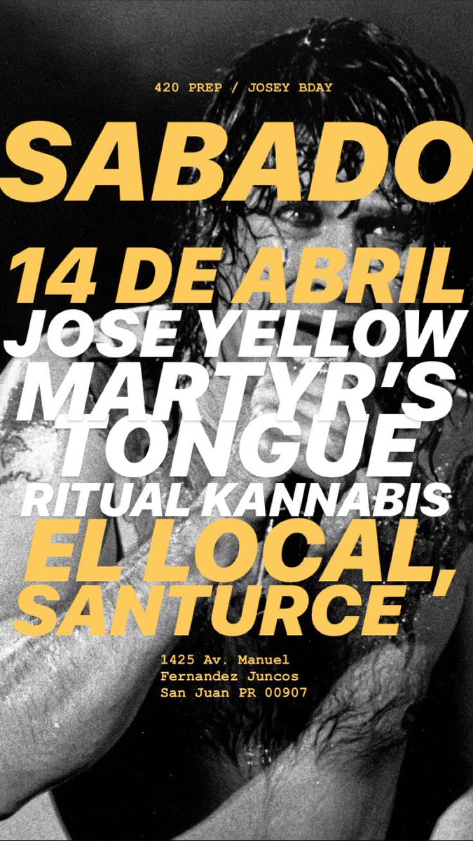 mafiachinamfchn's tweet photo. MAÑANA EN EL LOCAL SANTURCE
420 PREP / @joseyellowpr BIRTHDAY
Toa la mafia china pa allá #MFCHN https://t.co/jUqkgCw3xw
