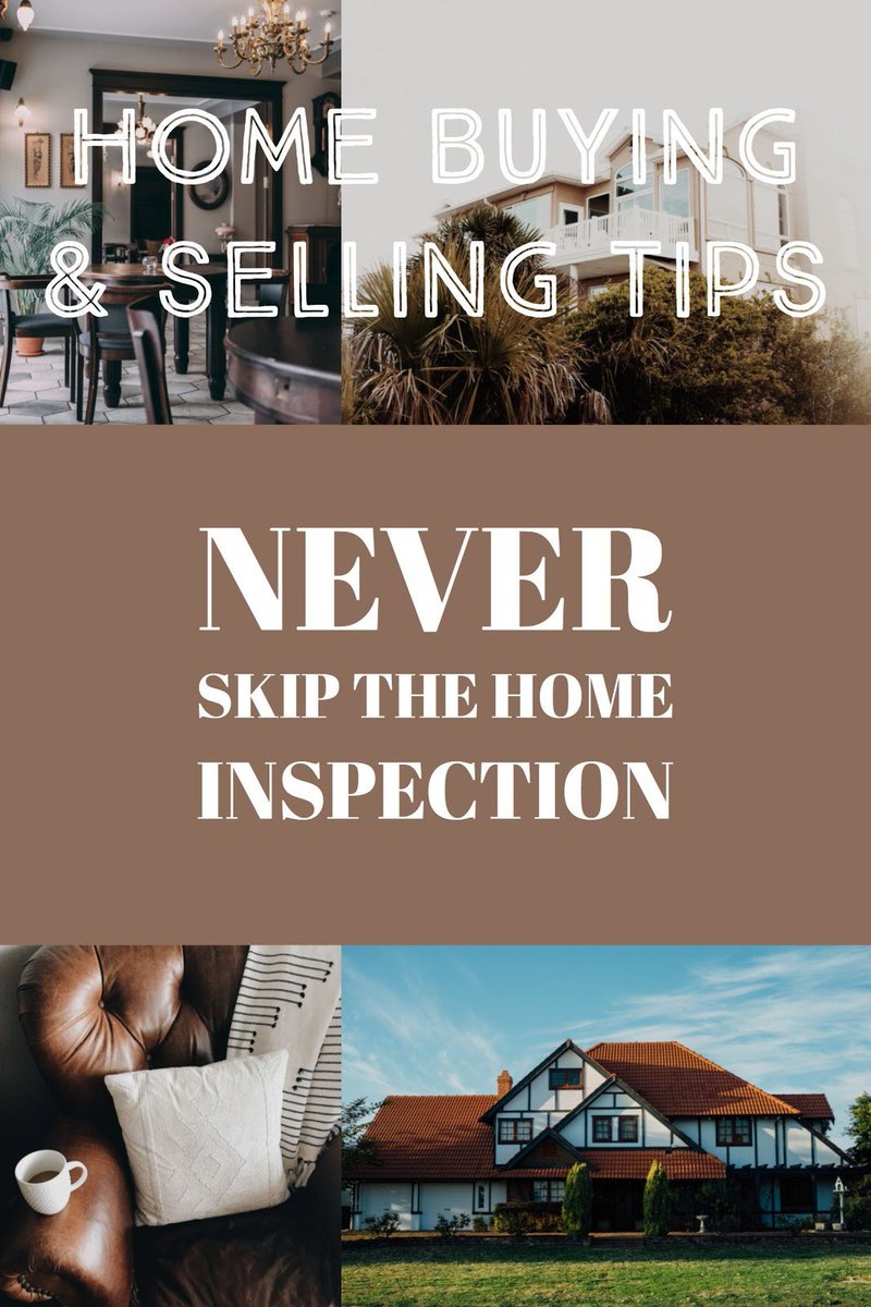 ThePaquinTeam's tweet photo. This might be the golden rule for buying a home - never skip the home inspection. Plus, the seller will likely cover the costs of problems that come up from a home inspection. https://t.co/HB9aoQ4s5v