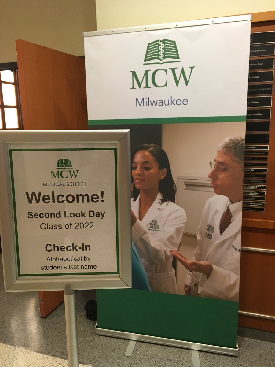 Mcw Med School Admissions On Twitter Second Look Day At Mcw