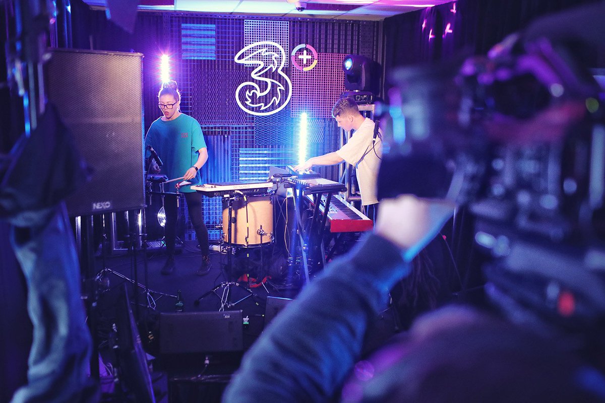 CatapultEvents's tweet photo. 3-day brand activation for @ThreeIreland feat. @weareleboom, @ChasingAbbeyHQ, @alltvvins & @SouleOfficial at the 3Plus Lounge on South William St. Drop in for free coffee, live gigs & a chance to win tickets #3PlusLounge #Thisiscatapult https://t.co/Xf19OGBpAp