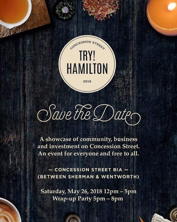 CandiWerx's tweet photo. Coming up May 26th - Try Hamilton βs next event right here on #concessionstreet Join us as we explore everything the street has to offer and celebrate! Free to attend - https://t.co/Tg1Tbmkl5f @try_hamilton #repost #concessionbia #tryhamilton #mayevent #savethedate #HamOnt https://t.co/uHLvd1hQJi