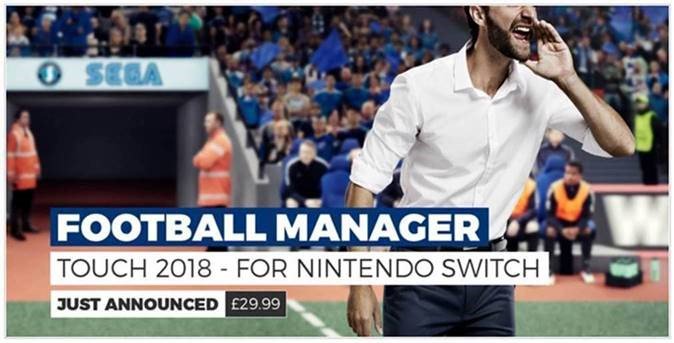 GAMETorquay's tweet photo. #footballmanagertouch is out for Switch today!! Not got a switch? Now's the time!! Take your team on the go, Win the cup on the way to work!! Awesome stuff! https://t.co/TITwq7umLz