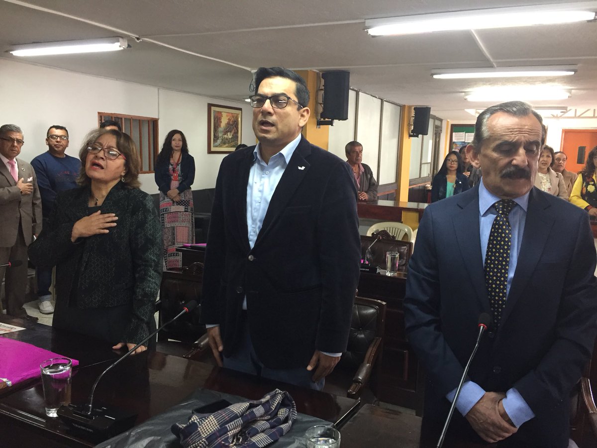 En el <a href="/concejodepasto/">Concejo de Pasto</a> se realiza la posesión de los 19 #niños y #niñas concejalitos evento organizado por <a href="/ComfaNarino/">Comfamiliar Nariño</a>