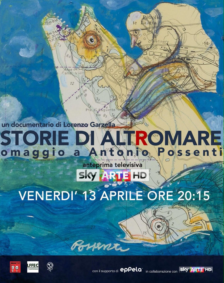 LuccaFilmFest's tweet photo. ๐บ Dopo la proiezione a #LFF, "Storie di Altromare", documentario di Lorenzo Garzella come omaggio ad #AntonioPossenti, arriva su @SkyArteHD stasera alle 20:15 ๐จ
#Nanof @AcquarioMemoria @Eppela_IT
#LFFEC18 #Lucca https://t.co/LdhCz6sh9m