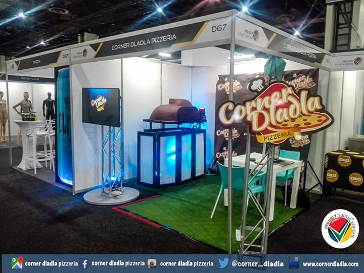 corner_dladla's tweet photo. #FlashBackFriday to the #BuyLocalSummit2018 with fellow @ProudlySA members @siphiweshabba and @Bokang_M from @SBkidsZA showing us love at our @corner_dladla exhibition stand. 🍕🙂 #CornerDladlaPizzeria #BestSharedMeal #Family #Friends #KasiPizza #ProudlySA https://t.co/UjemdInzjq