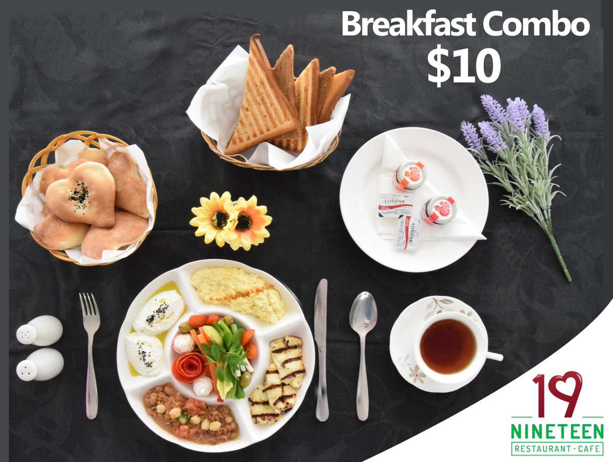 Nineteen_Resto's tweet photo. All happiness depends on a breakfast prepared from the HE❤️RT. 
Breakfast Combo for only $10 per person. 🧀🍞🍳🍽️
#19ninteen #Combo #Breakfast #yummy #Delicious #LebaneseFood #Zomatolb https://t.co/EidzlD0j7l