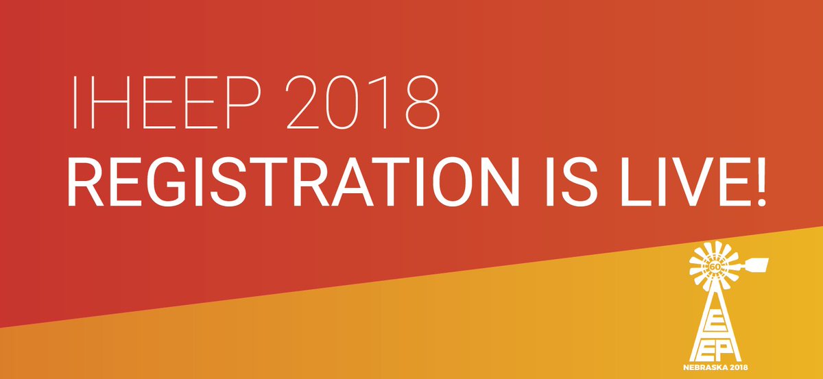 IHEEP2019's tweet photo. The #IHEEP2018 conference team has been working diligently, and we are excited to announce that registration for this year's conference is now live! Review your attendance options on our website. https://t.co/vnqgwbQxrG https://t.co/B5PtsmY33c