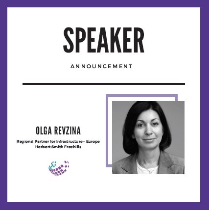 PPPExperts's tweet photo. #IPFS18 #BreakingNews! Olga Revzina, Regional partner for Infrastructure – Europe at @HSFlegal will be a #VipSpeaker. Register NOW: https://t.co/MxUPYel44A https://t.co/K8rdKgdHJ9