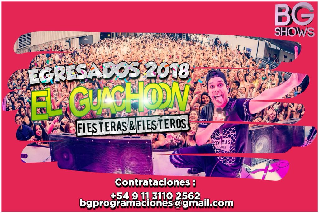 bethogodoyok's tweet photo. LAS PROMOS 1️⃣8️⃣ DE 🇦🇷 SE ESTAN ASEGURANDO SU FIESTA CON EL MEJOR SHOW, EL MAS FIESTERO DE TODOS Y SIN CHAMUYO @elguachoonok https://t.co/tmp5DQdIUo