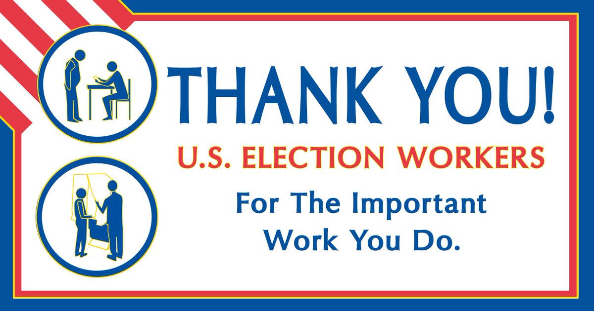 Election Asst Comm On Twitter Thank You To U S Election Workers For The Important Work You Do Election Administrators Please Tag Eacgov On Facebook And Twitter To Celebrate Your Election Workers Electionworkersrock