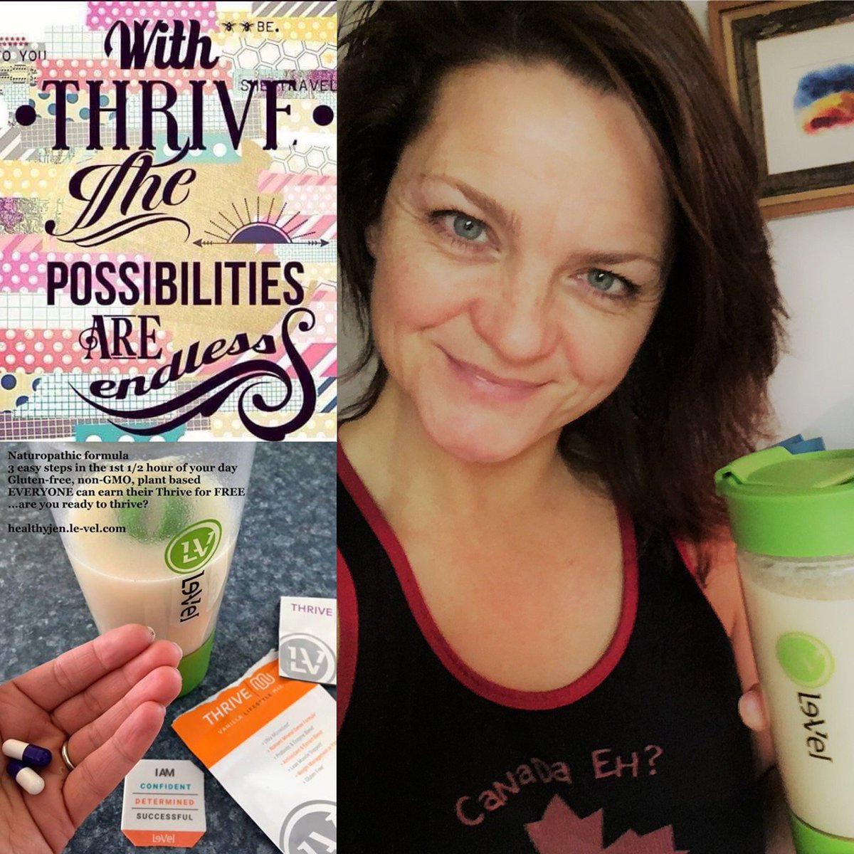 ZenJen68's tweet photo. TGIF &amp; thank goodness I’m Thriving! 😉 #mompreneur life keeps me on the go, thrive keeps my body well fuelled! A full week followed by a fuller weekend-I’ve got it covered... are you ready to #thrivewithme ? Samples &amp; credits ready to share 💛https://t.co/lLeRdPyzcq #feelgreat https://t.co/5tlgxUyBOG