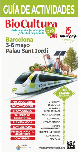 VidaSana_AVS's tweet photo. #FelizViernes, más de 400 actividades hemos organizado desde @VidaSana_AVS en #BioculturaBarcelona, 3 al 6 mayo en #barcelona. Planifica tu visita. #jueves 3 y el #viernes 4 de mayo hay precio especial en la entrada. Descárgate la Guía Actualizada> https://t.co/fBCpAX6yPV https://t.co/l5npKSOuaO