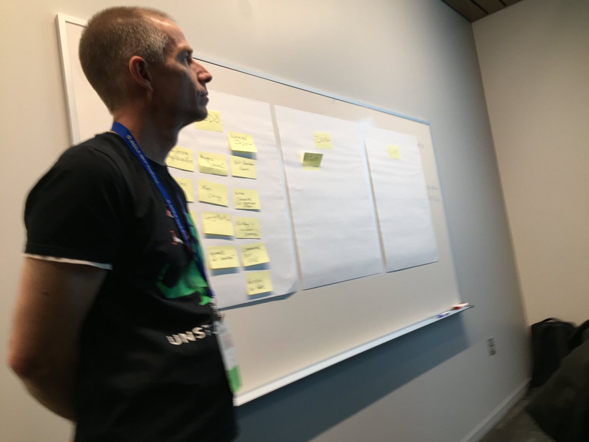 WilliamABrownJr's tweet image. @agilenewengland  #mobprogramming2018 @williamabrownjr                               Mob Programming 2018 - Refactoring legacy code - Steve Bement and Danijel Arsenovski