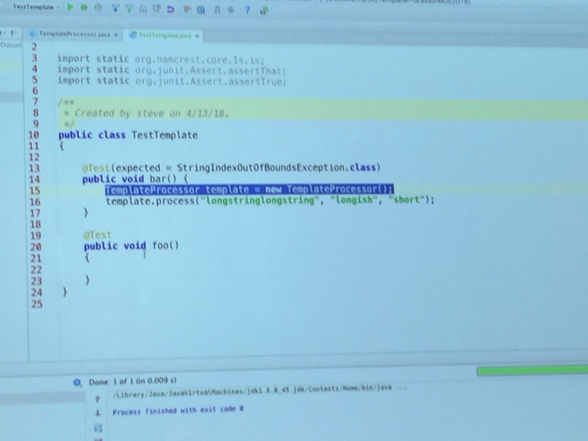 WilliamABrownJr's tweet image. @agilenewengland  #mobprogramming2018 @williamabrownjr                               Mob Programming 2018 - Refactoring legacy code - Steve Bement and Danijel Arsenovski