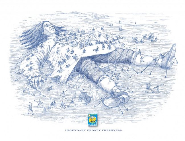 Coloribus's tweet image. #AdMirror: Gulliver’s Travels by @LBMoscow 
bit.ly/2EAltrB