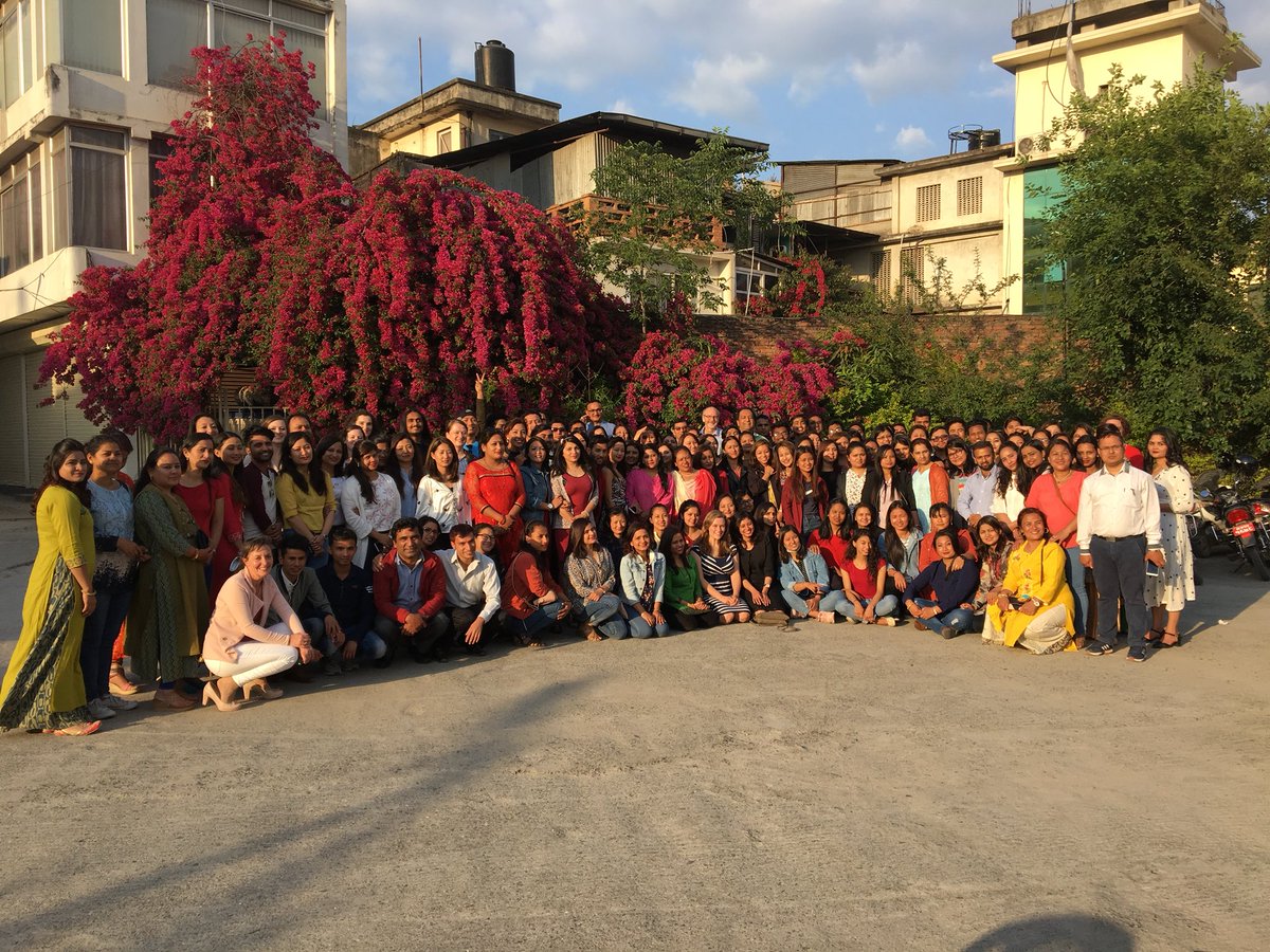 TyVac-Nepal team celebrate 20,000 children vaccinated in Patan, Nepal. #stoptyphoid Incredible achievement. <a href="/PreventTyphoid/">Take on Typhoid</a> <a href="/gatesfoundation/">Gates Foundation</a> <a href="/gavi/">Gavi, the Vaccine Alliance</a> <a href="/WHO/">World Health Organization (WHO)</a> <a href="/GaviSeth/">Seth Berkley</a> <a href="/OxVaccineGroup/">Oxford Vaccine Group</a> @OUCRU_Vietnam