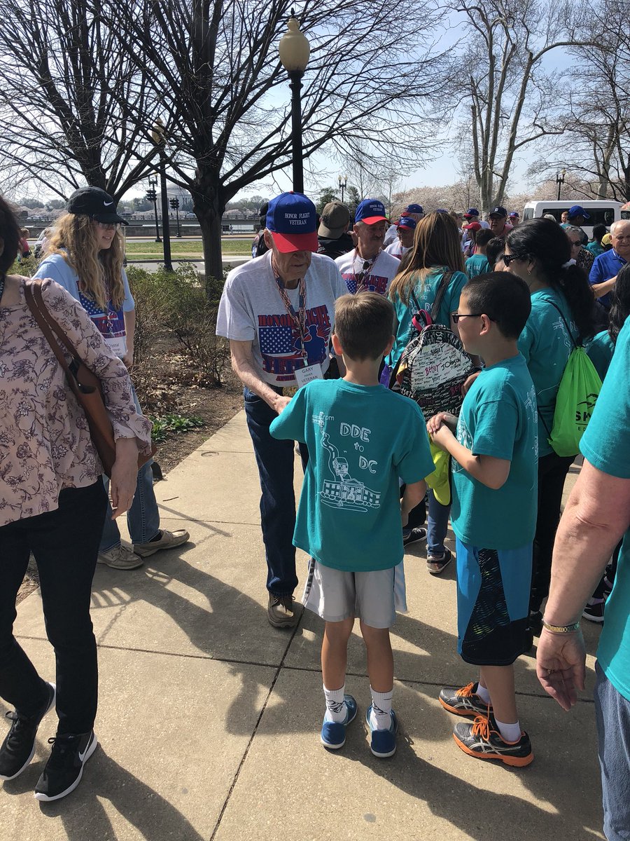 clstone99's tweet photo. Thanking our Honor Flight Veterans #DCDDE18 https://t.co/WHTZqf868t