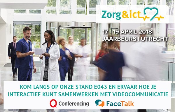FaceTalk_'s tweet photo. Ben je al geregistreerd voor de Zorg en ICT beurs volgende week? Registreer je met onze registratiecode via deze pagina: https://t.co/BjA9hyWysK FaceTalk en Qconferencing zijn er bij, stand E 043. Interactief samenwerken met videocommunicatie staat centraal tijdens de beursdagen. https://t.co/Txmc8ntRxw