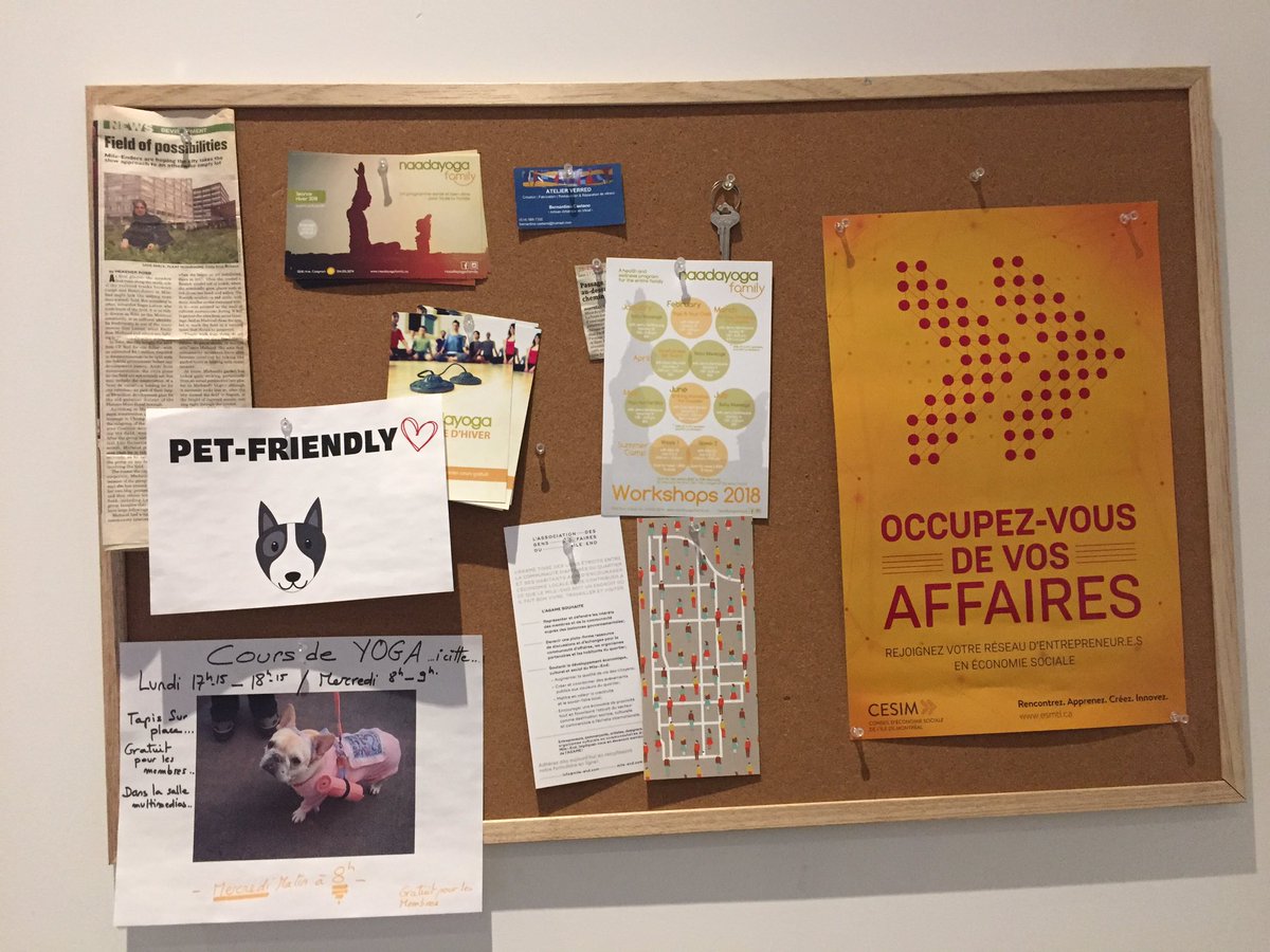 _SuzyFlies_'s tweet photo. @cooptempslibre par @espaces_temps lieu magique ouvert intelligent de coopération  #rencontres #coworking #garderie Mile End #Montreal https://t.co/HTtzIGm47T