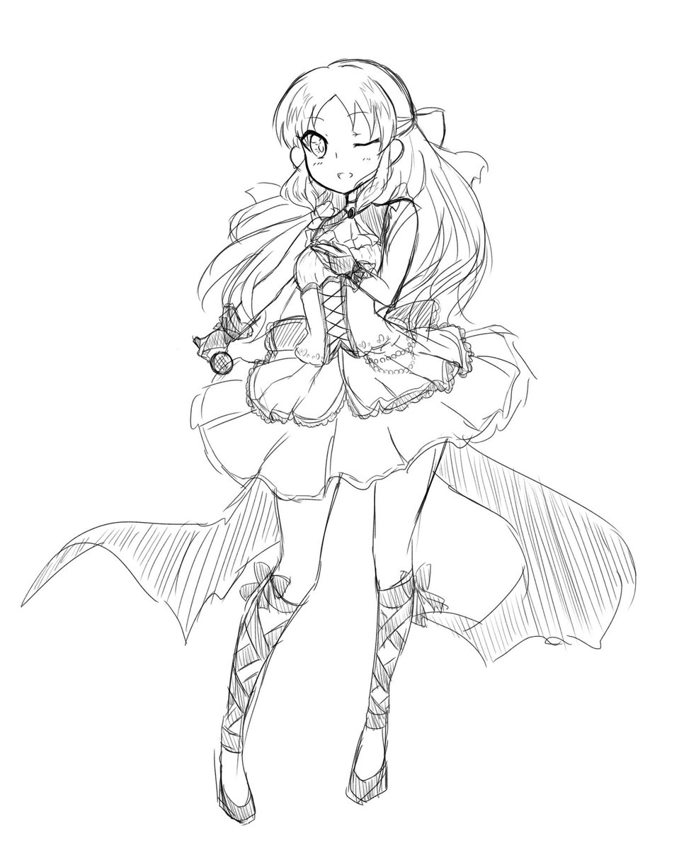 miRutI_1808's tweet photo. 【落書き】アイドル橘 https://t.co/d8sshEF59q