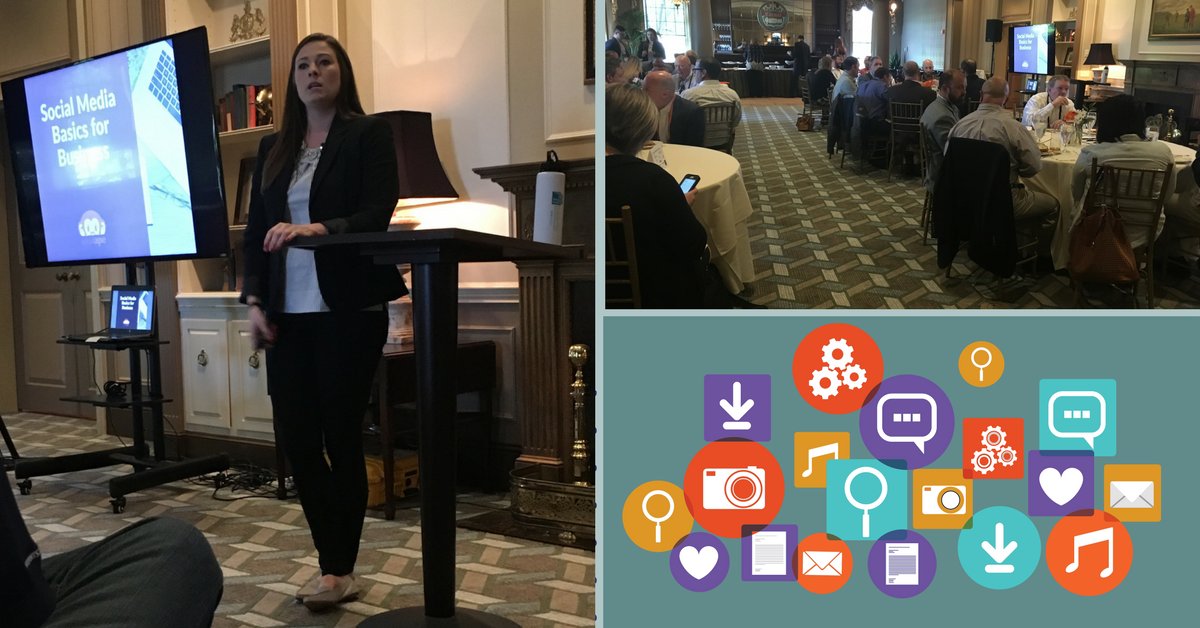 dlp3010's tweet photo. @PeopleSuite1 enjoyed attending @EOCharlotte's lunch &amp; learn featuring Charlotte's social media guru April Smith of @SocialApeMktg who showed small business suggestions, tips &amp; advice #SMTips #SmallBiz #ContingencySearch https://t.co/T2dcWYLaur