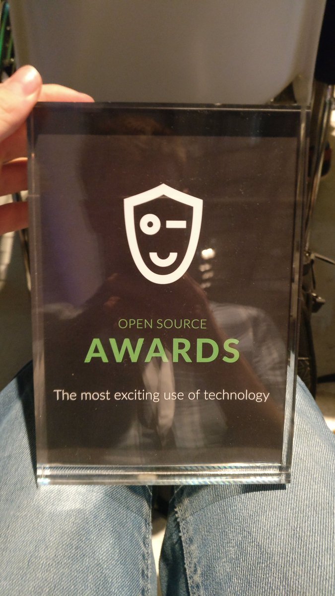 CompuIves's tweet image. Look at what we won!! #ReactAmsterdam