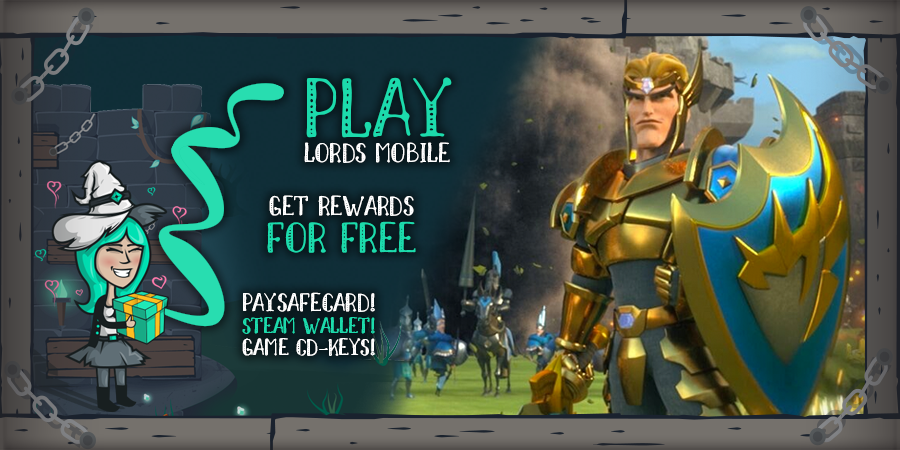 EarnwebOfficial's tweet image. Play one of the best mobile game and get awesome rewards? Yeah! All this for free! Play Lords Mobile and receive super gifts! ❤ CS:GO skins, RP, Steam Wallets, PSC and more! Don't waste time - start Gamehag now!
➡ gamehag.com/c/twitter_lord… ⬅