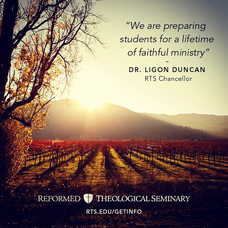 I’m so thankful for the leadership of our Chancellor Dr. <a href="/ligonduncan/">Ligon Duncan</a> <a href="/ReformTheoSem/">Reformed Seminary</a> #T4G2018