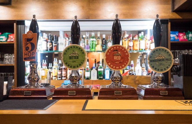 <a href="/HawksheadBrewer/">Hawkshead Brewery</a> beers now on  in our all new Vats Bar - and a fine selection too!