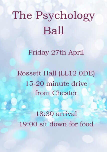Happy Friday everyone! 
Everything for the ball has been sorted 🎉
Just a reminder that the ball is 2 weeks today, make sure you arrive with plenty of time before food is served! 
Can’t wait to see you all there 💃🏼