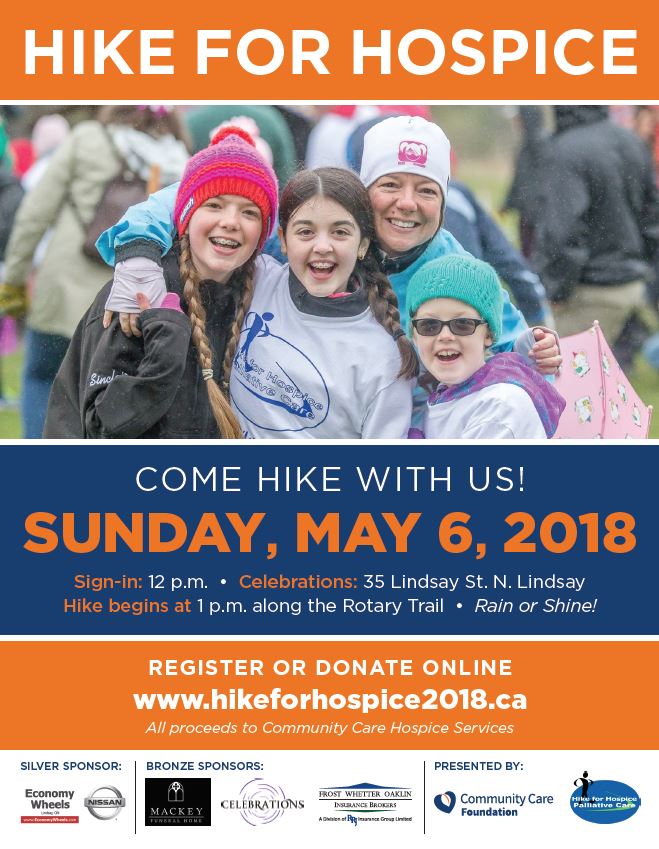 CommunityCareKL's tweet photo. Do you have May 6th circled on your calendar!? Join a national effort, that sees all proceeds from #Hike4Hospice stay in our community! https://t.co/SQivtwc6l8 https://t.co/s2qy7w7Gbt