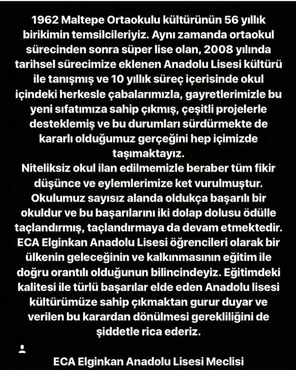 <a href="/KucukkayaIsmail/">Ismail Kucukkaya</a> bu okula bir ses vermeye ne dersiniz? #ÇalarSaat #ECAElginkanNiteliklidir