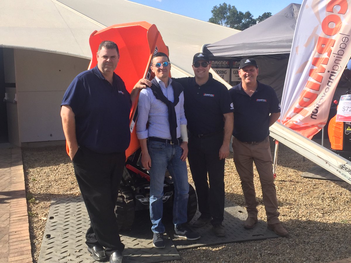Cormidifactory's tweet photo. Insieme al suo distributore australiano Makinex,a Penrith (Australia)🇭🇲🔎🎥📣☀️ in mostra i prodotti Cormidi e tutte le novità per il mercato del continente Oceania! 
Together with its Australian distributor Makinex, in Penrith (Australia) on show the Cormidi products! https://t.co/NHD7QllURb