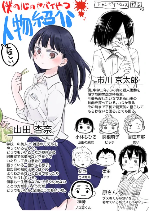 ヤバイやつのたのしい人物紹介です。 