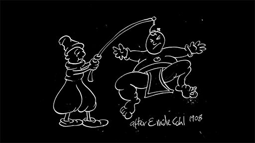 eatmydata's tweet photo. after  Emile Cohl's Fantasmagorie 1908 #ARWEI2018 https://t.co/dk7KTuo7kb