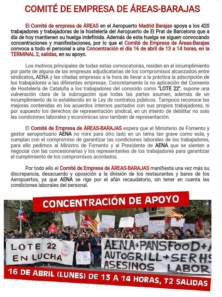 Aena De La Precariedad ✈️➰ tweet media