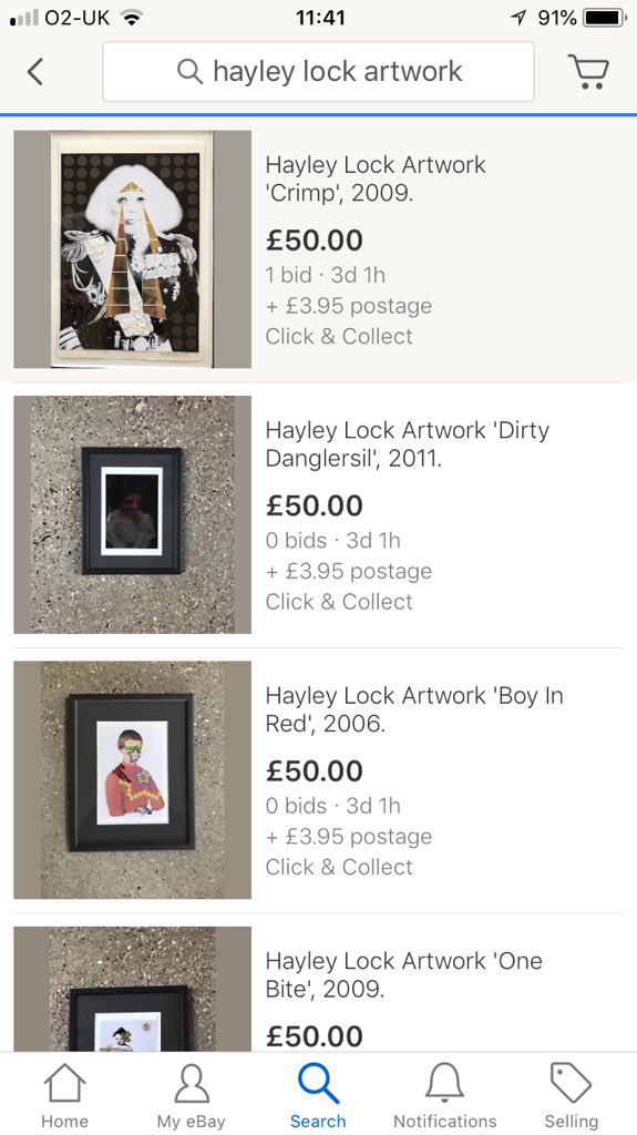 First bid in and others watching... catch yourself a bargain and raise money for a good cause  #ebay #hayleylockartwork #raisingfundsforcharity