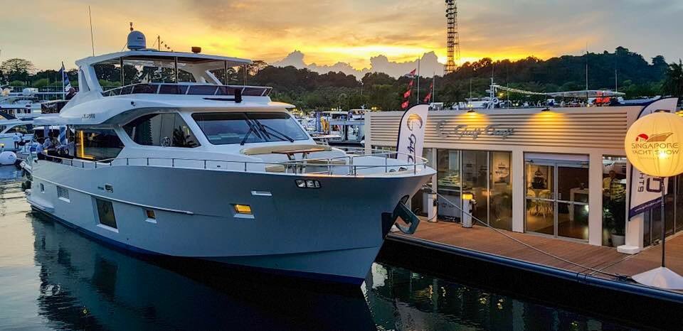 gulfcraft's tweet photo. A beautiful sight at @singyachtshow! Looking forward to see you soon. #GulfCraft
#singapore #singyachtshow #singaporeyachtshow #sys2018 https://t.co/6X0kqOpci4
