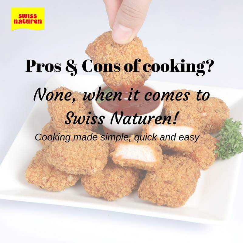 SwissNaturen's tweet photo. Pros &amp; Cons of cooking? None, when it comes to Swiss Naturen! https://t.co/iz2YvHRz2x