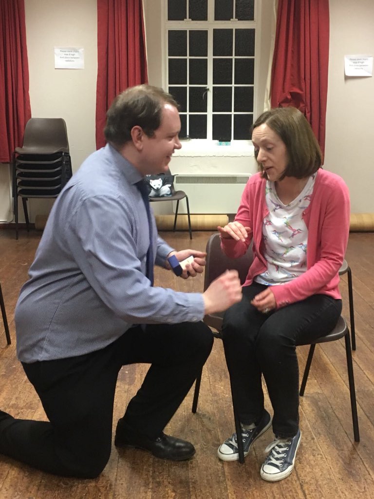 Kiwikim78's tweet photo. Here's a sneak peak of our wonderful cast in action for the Vicar of Dibley! If you haven't got your tickets yet, we still have some to sell! Why not be the first to see it and come on our opening night?! Show runs from 25th - 28th April! 🎭 Xx https://t.co/HcO0QO1dkg