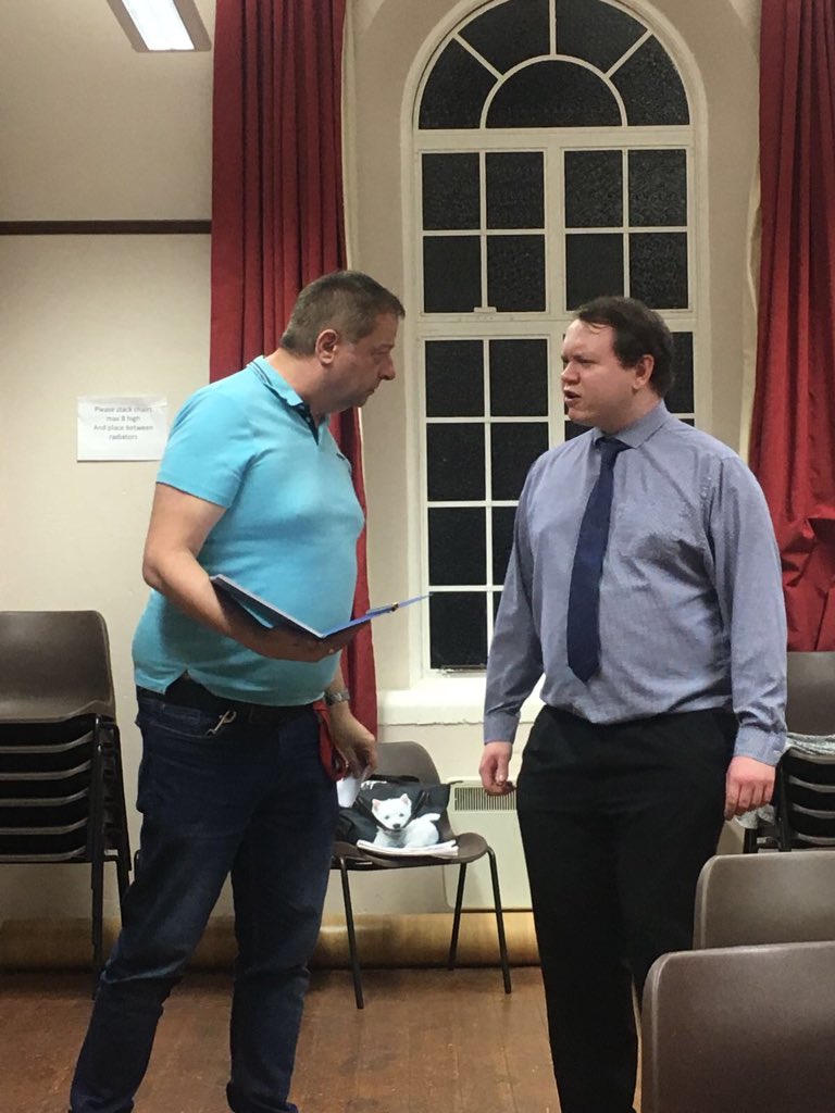 Kiwikim78's tweet photo. Here's a sneak peak of our wonderful cast in action for the Vicar of Dibley! If you haven't got your tickets yet, we still have some to sell! Why not be the first to see it and come on our opening night?! Show runs from 25th - 28th April! 🎭 Xx https://t.co/HcO0QO1dkg