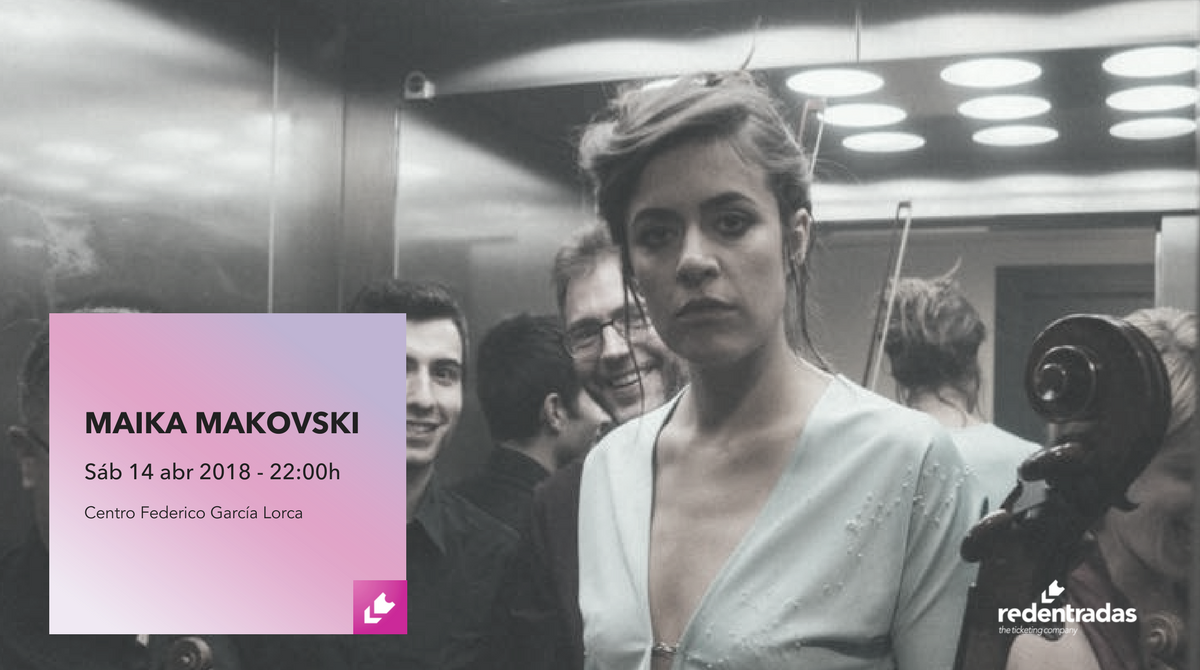 redentradas's tweet photo. Esta noche te espera: Un piano, una guitarra, un amplificador y la voz de @MaikaMakovski 😍
¡No te la pierdas! 
👉🏼https://t.co/Nnps9MRWj8 
#SienteGranada @PinkHouseMgmt  ​ @warnermusic   @mondo_sonoro https://t.co/hxYYhtBOhB