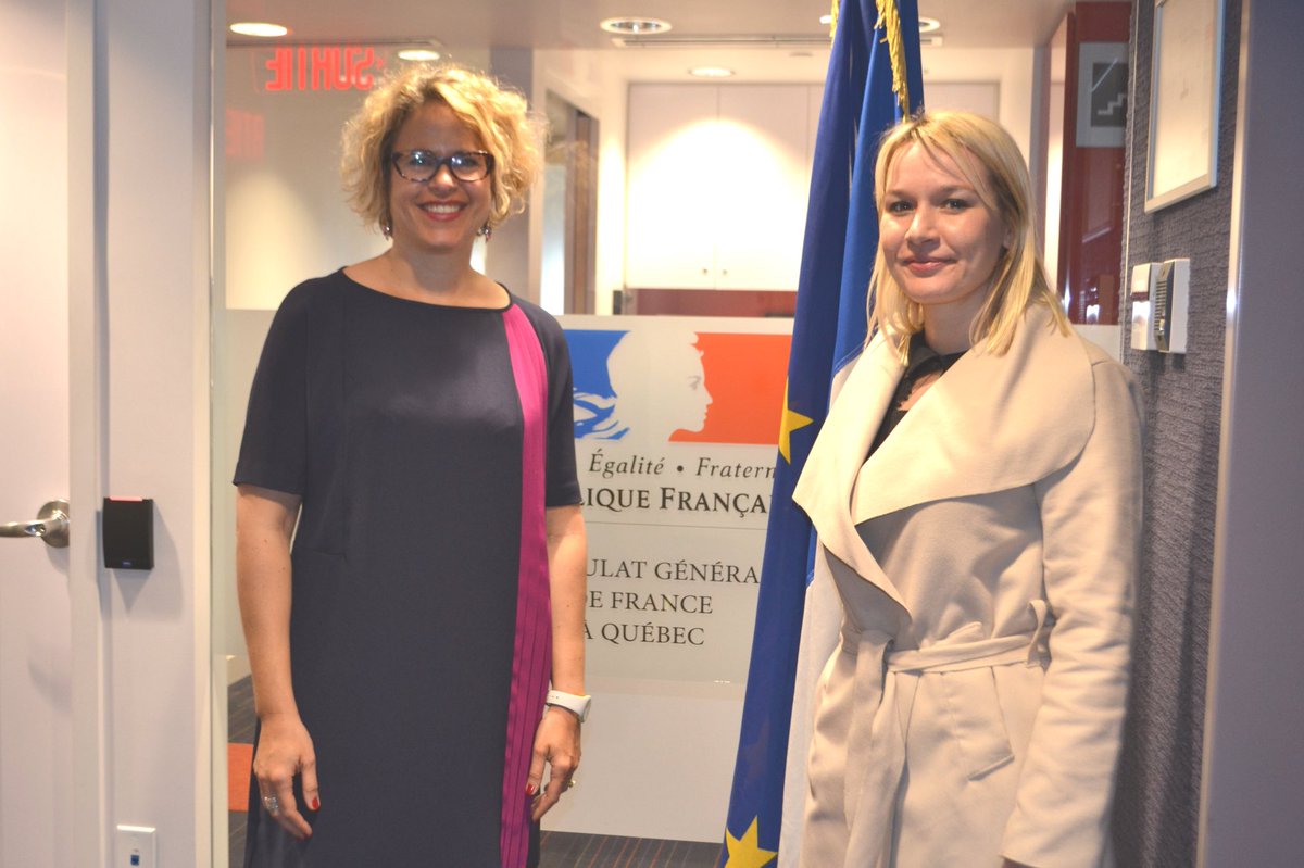 HaguenauerL's tweet image. Rencontre chaleureuse et pleine de perspectives ✨avec @ElsaSchalck @regiongrandest pour #CoopFrQc #coopérationdécentralisée #FormationProfessionnelle #mobilité #universitaire #culture #économie #entreprises #incubateurs . À très bientôt @villequebec ! 😊