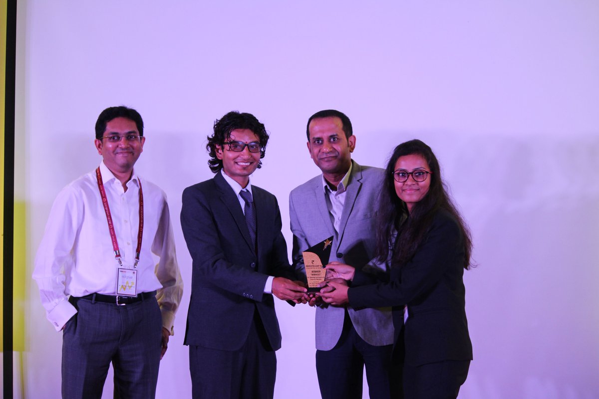 InvestellarSSU's tweet photo. The runners-up for the paper presentation were Suraj (PGDFM) and Sakshi (BBA)from Sri Sri University.
#Investellar2k18
#InvestellarSSU 
#theplacewherethebullsmeetthebears https://t.co/tpjSWv4UcO
