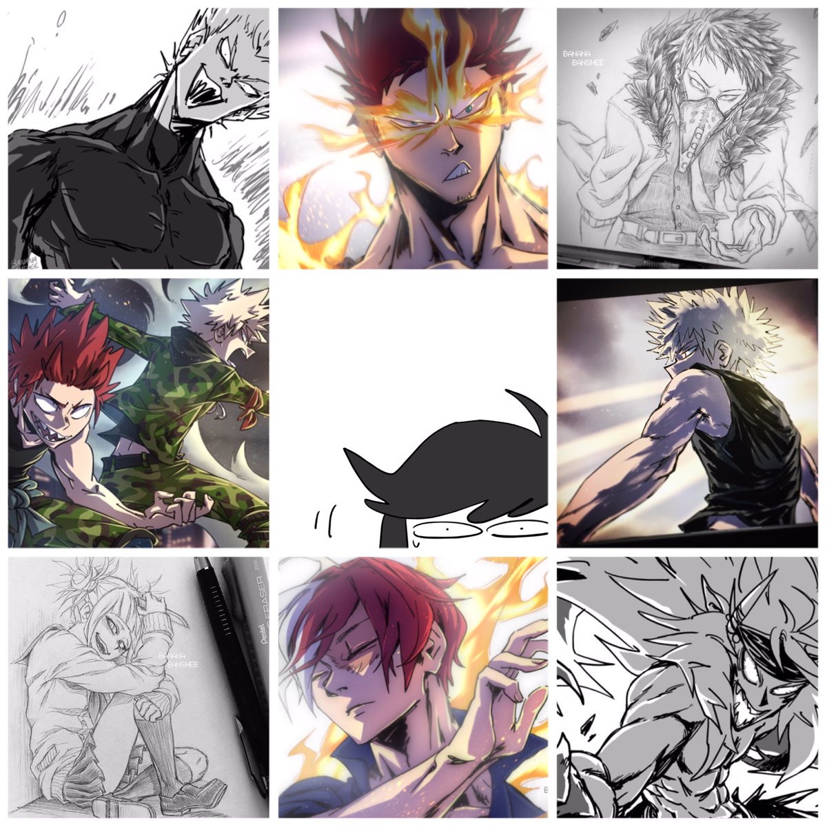 Hi Banshee here, I doodle agressive characters ???
#artvsartist 