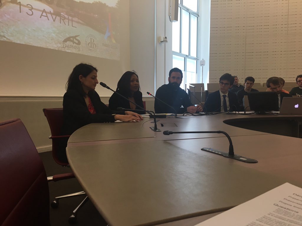 MageSabine's tweet photo. Très fière d'être aux côtés de @FlesselLaura et de @MJEREMIASZ pour la #Masterclass2024 organisée par @Dauphinedebat et l'Association Sportive de @Paris_Dauphine https://t.co/T5tNgXms0R