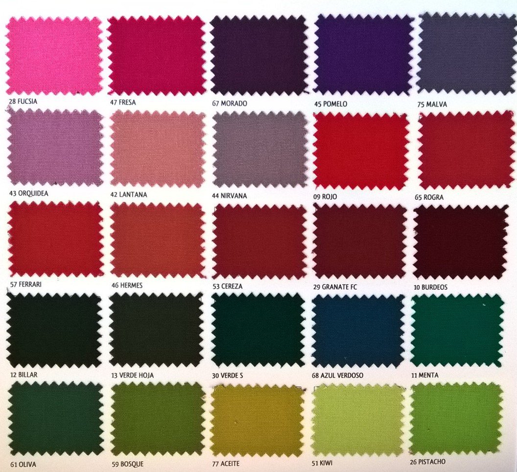 TextilBatavia's tweet photo. Ahora que viene el buen tiempo es hora de vestir tu jardín o terraza... En Textil Batavia te ayudamos a hacerlo con estos 85 colores de nuestra Lona Dralon para outdoor! https://t.co/8pcQGdehKY
