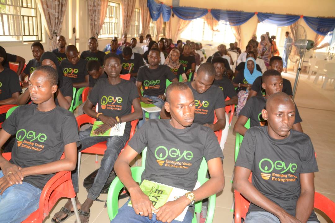 eyeafrica_org's tweet photo. EYE Africa Program for University of Maiduguri kicked off with an inauguration ceremony on Thursday, April 12th, 2018 in the Multipurpose Hall of the Centre for Entrepreneurship and Enterprise Development, in the institution which is located in Borno, Nigeria. #UniMaid #EYE100 https://t.co/PBvSqrvTXh