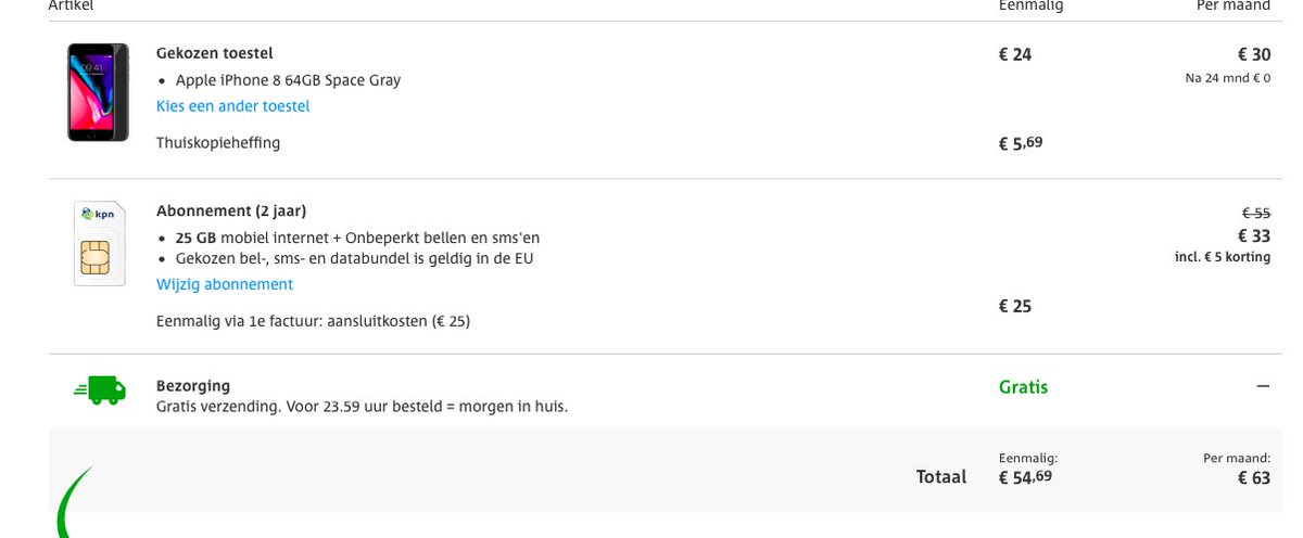 japper77's tweet image. Het is weer raak bij een groot concern, dit maal @KPNwebcare dat er informatie op de site staat die een leugen is. Voor 23:59 bestellen de volgende dag in huis. Niet dus. Onbereikbaar nu want tel is kapot. @KPN Kan niks betekenen voor mij